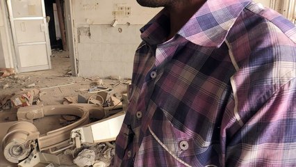 مستشفى الرقة الوطني بقعة خراب بعد عام على طرد تنظيم الدولة الاسلامية منه