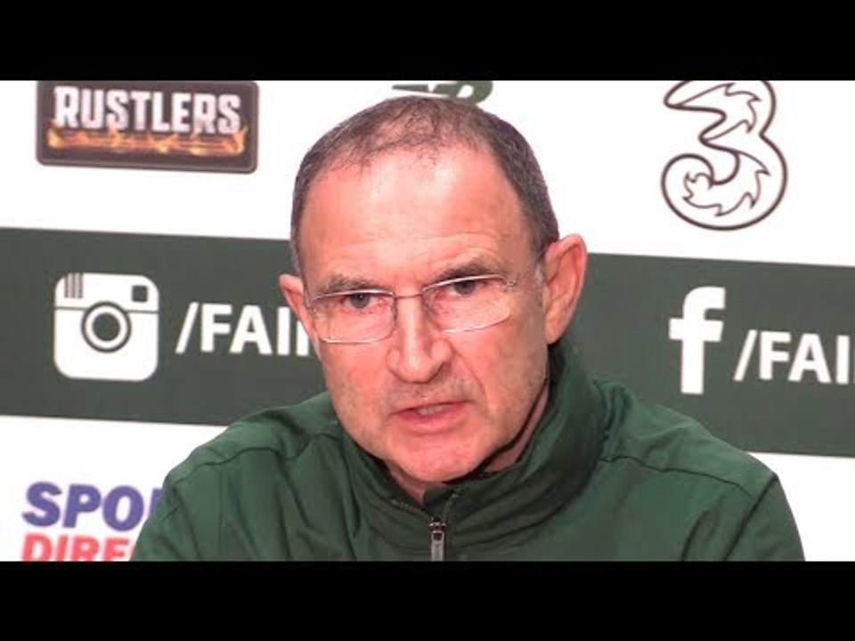 Martin O'Neill & Jeff Hendrick Pre-Match Press Conference - Ireland v Denmark - UEFA Nations League