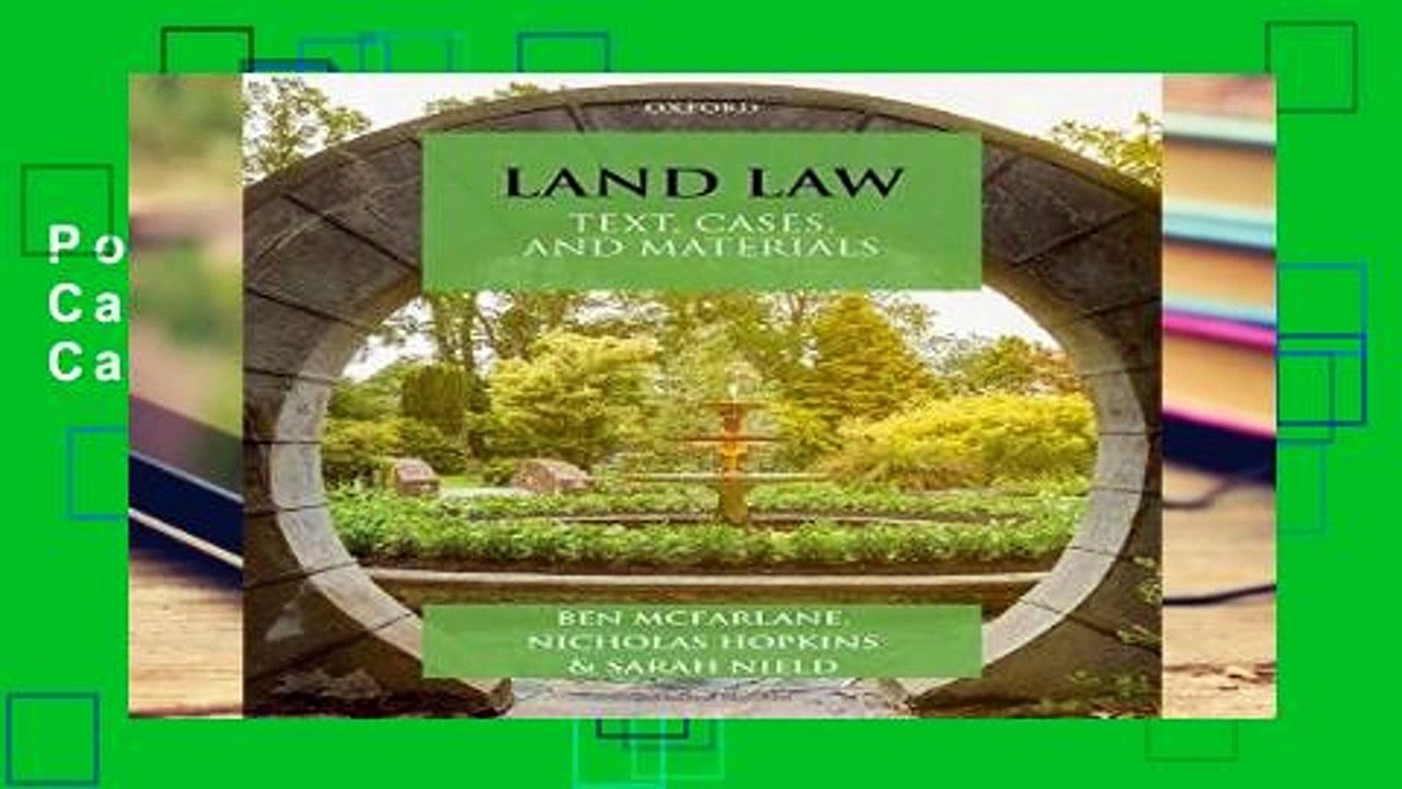 Popular Land Law Text, Cases Materials (Text, Cases, and Materials) Video Dailymotion