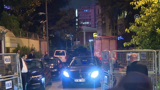 Suudi gazeteci Kaşıkçı'nın kaybolması - Olay Yeri İnceleme Şubesi ekiplerinin gelişi - İSTANBUL