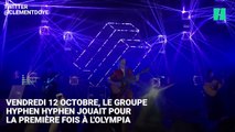 La chanteuse du groupe Hyphen Hyphen bourrée à l'Olympia