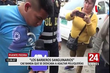 Capturan a peligrosa banda criminal “Los Barberos Sanguinarios de Ventanilla”