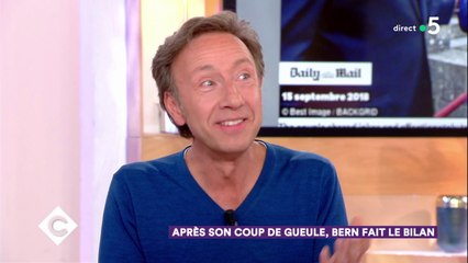 Après son coup de gueule, Stephane Bern fait le bilan - C à Vous - 15/10/2018