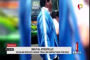 Trujillo: conductor de bus atropella a escolar y se da a la fuga