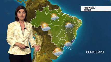 Previsão Brasil – Grande parte do país com chuva