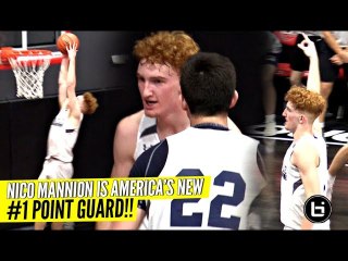 Nico Mannion is The #1 Point Guard In America Now!! Super CLUTCH 1st Game of Season!!