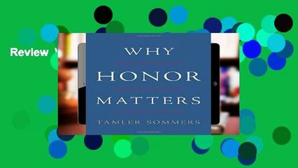 Review  Why Honor Matters