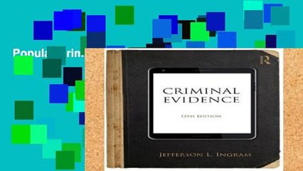 Popular Criminal Evidence