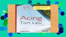 Best product  Acing Tort Law (Acing Series)