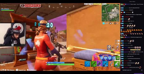 Daequan vs 14 Stream Snipers in Solo Fortnite Game