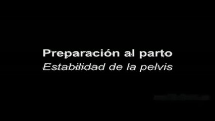 Ejercicios en el embarazo: estabilizar la pelvis
