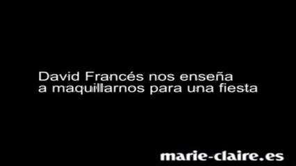 David Francés nos enseña cómo realizar un maquillaje de fiesta