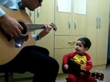 2-year old impresses with his singing