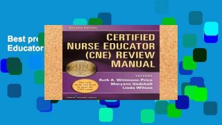 Best product  Certified Nurse Educator (CNE) Review Manual