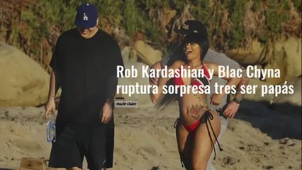 rob kardashian y blac chyna ruptura sorpresa tras ser papas
