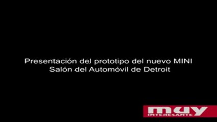 Presentación del prototipo de MINI en el Salón del Automóvil de Detroit