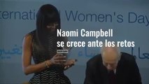 Naomi Campbell una mujer que se crece ante los retos