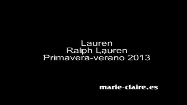 Desfile primavera-verano Lauren by Ralph Lauren