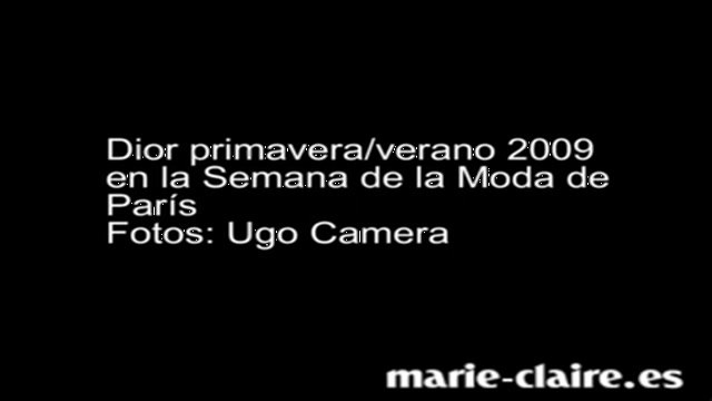 Desfile Dior primavera/verano 2009 en la Semana de la Moda de París