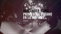 Alexander Wang, primavera verano en la MBFWNY