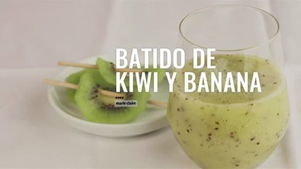 receta batido de kiwi y banana