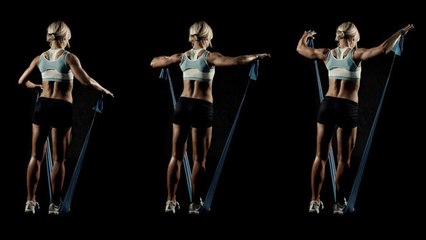 Ejercicios para brazos: con banda elástica