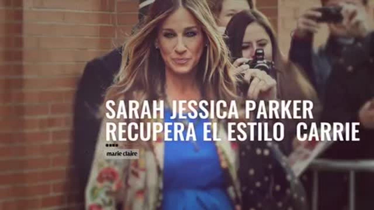 Sarah Jessica Parker recupera el estilo Carrie Bradshaw