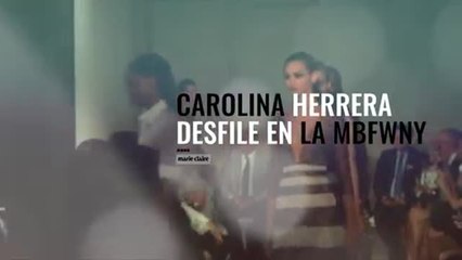 Desfile de Carolina Herrera en la MBFWNY
