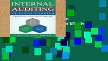 Library  Internal Auditing in Plain English: A Simple Guide to Super Effective ISO Audits