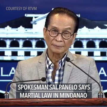 If Mindanao martial law brings peace, extend it – Panelo