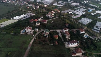 Kayıp gazeteci Cemal Kaşıkçı olayının izinin sürüldüğü alan havadan görüntülendi