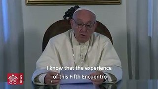 Pope Francis sent this video message to participants in the V National Encuentro, which brings together leaders in Hispanic/Latino Ministry and is taking place