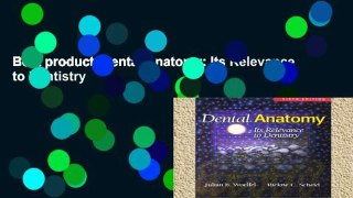 Best product  Dental Anatomy: Its Relevance to Dentistry