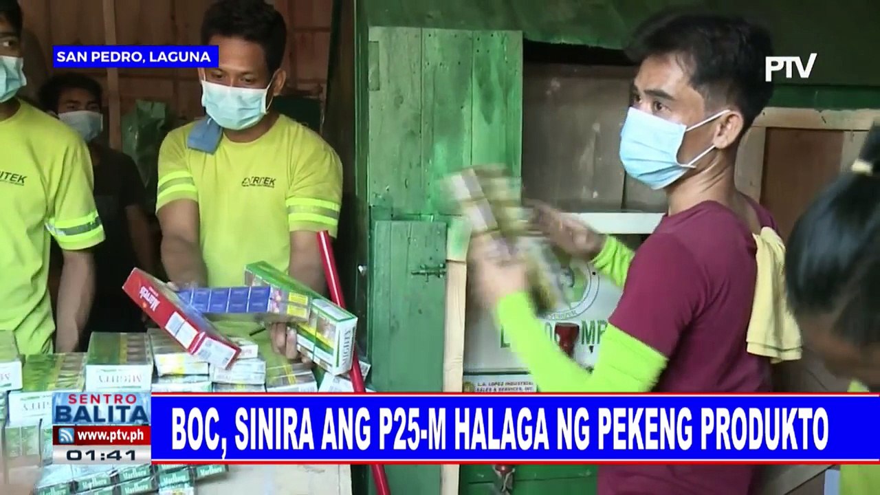 BOC, sinira ang P25-M halaga ng pekeng produkto