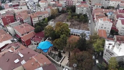 Restorasyonu Devam Eden Murad-I Münzevi Külliyesi Havadan Görüntülendi