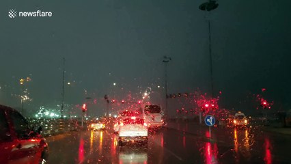 Rain, lightning storm strikes Doha