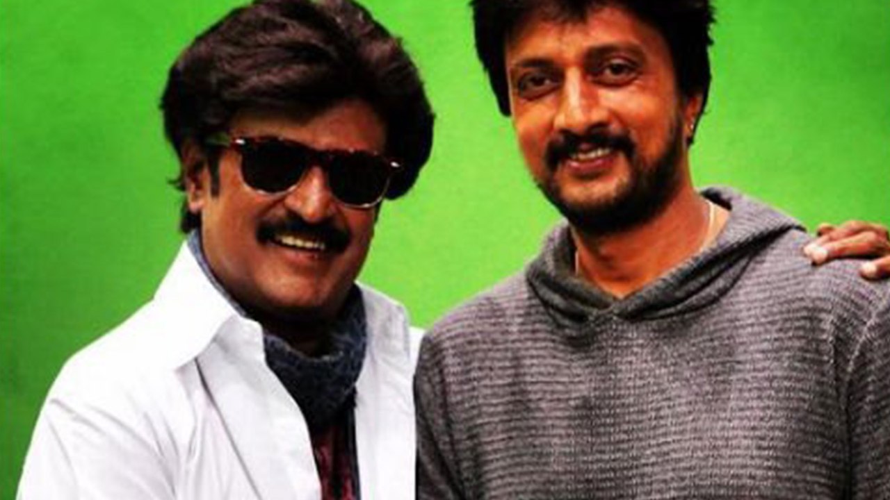 ಸೂಪರ್ ಸ್ಟಾರ್ ರಜನಿಕಾಂತ್ ಚಿತ್ರದಲ್ಲಿ ಸುದೀಪ್ ನಟನೆ.  | FILMIBEAT KANNADA