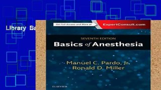 Library  Basics of Anesthesia, 7e