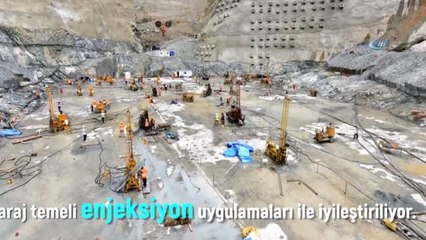 Bittiğinde Türkiye'nin En Yüksek Barajı Olacak Olan Yusufeli Barajının Yapımı Havadan Görüntülendi