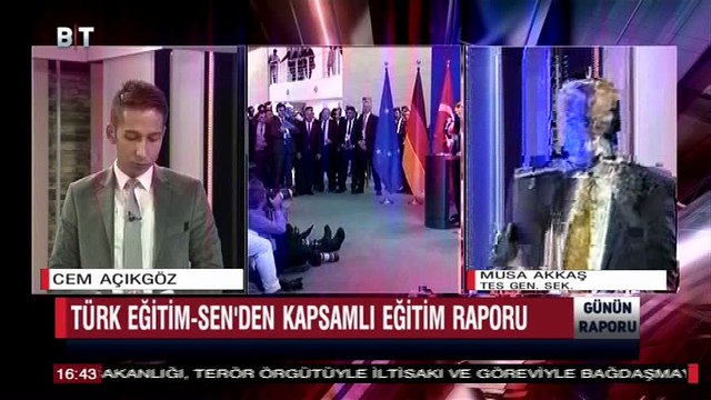 GÜNÜN RAPORU 15 EKİM 2018 KONUK- MUSA AKKAŞ