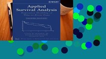 Popular Applied Survival Analysis: Regression Modeling of Time-to-Event Data (Wiley Series in