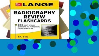 Best product  LANGE Radiography Review Flashcards
