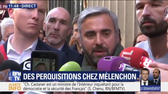 Perquisitions: Alexis Corbière enfonce le clou évidemment que c'est une agression politique