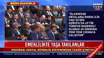 Cumhurbaşkanı Erdoğan'dan 'emeklilikte yaşa takılanlar' açıklaması