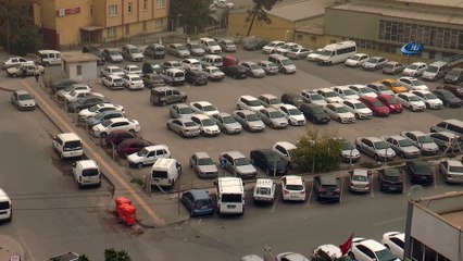 Gaziantep’te toz nedeniyle göz gözü görmüyor