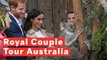 Prince Harry And Pregnant Wife Meghan Markle Meet A Koala At Australian Zoo