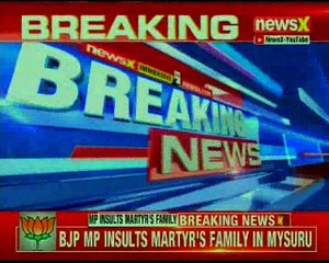 BJP MP Pratap Sinha insults martyr's family, says stop drama