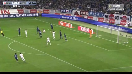 Edinson Cavani Goal - Japan vs Uruguay 2-2 16/10/2018