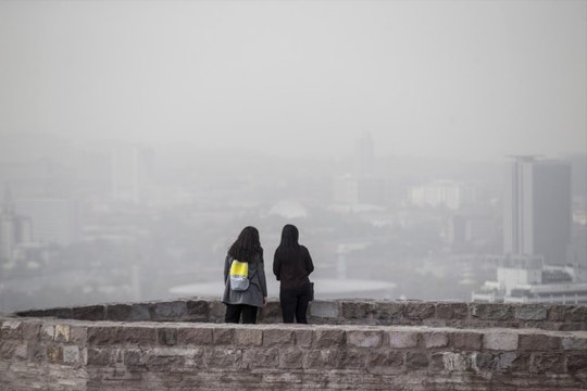 Başkent Ankara'da Gökyüzünü Toz Bulutu Kapladı