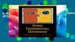 [P.D.F] Global Environmental Governance (Foundations of Contemporary Environmental Studies)